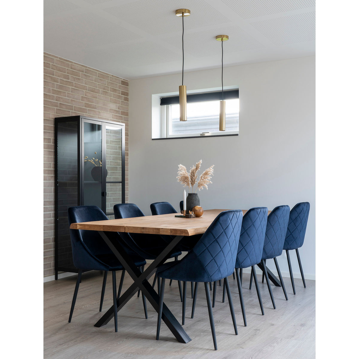 
Tavolo da pranzo in legno massello allungabile «Toulons» 240-340 x 95 cm - Rovere Naturale / Senza prolunghe