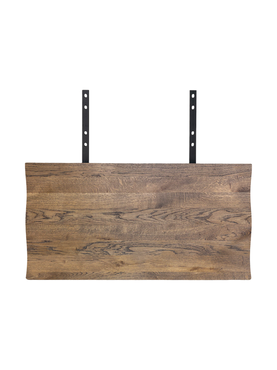 
Tavolo da pranzo in legno massello allungabile «Toulons» 140-240 x 95 cm - Rovere Marrone scuro / con due prolunghe da 50 cm ciascuna
