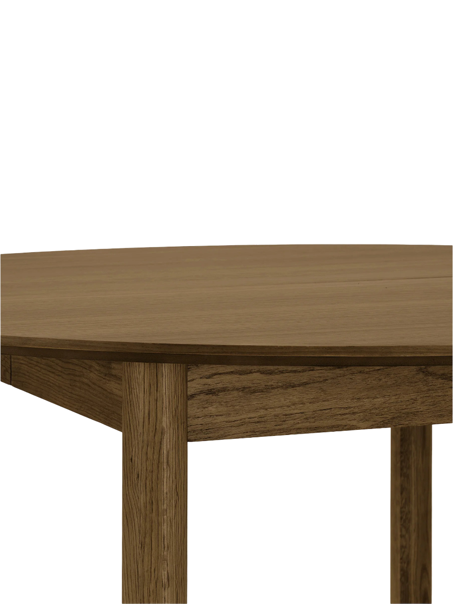 
Tavolo da pranzo allungabile di design «Stella» 120-220 x 120 cm - Rovere Marrone scuro