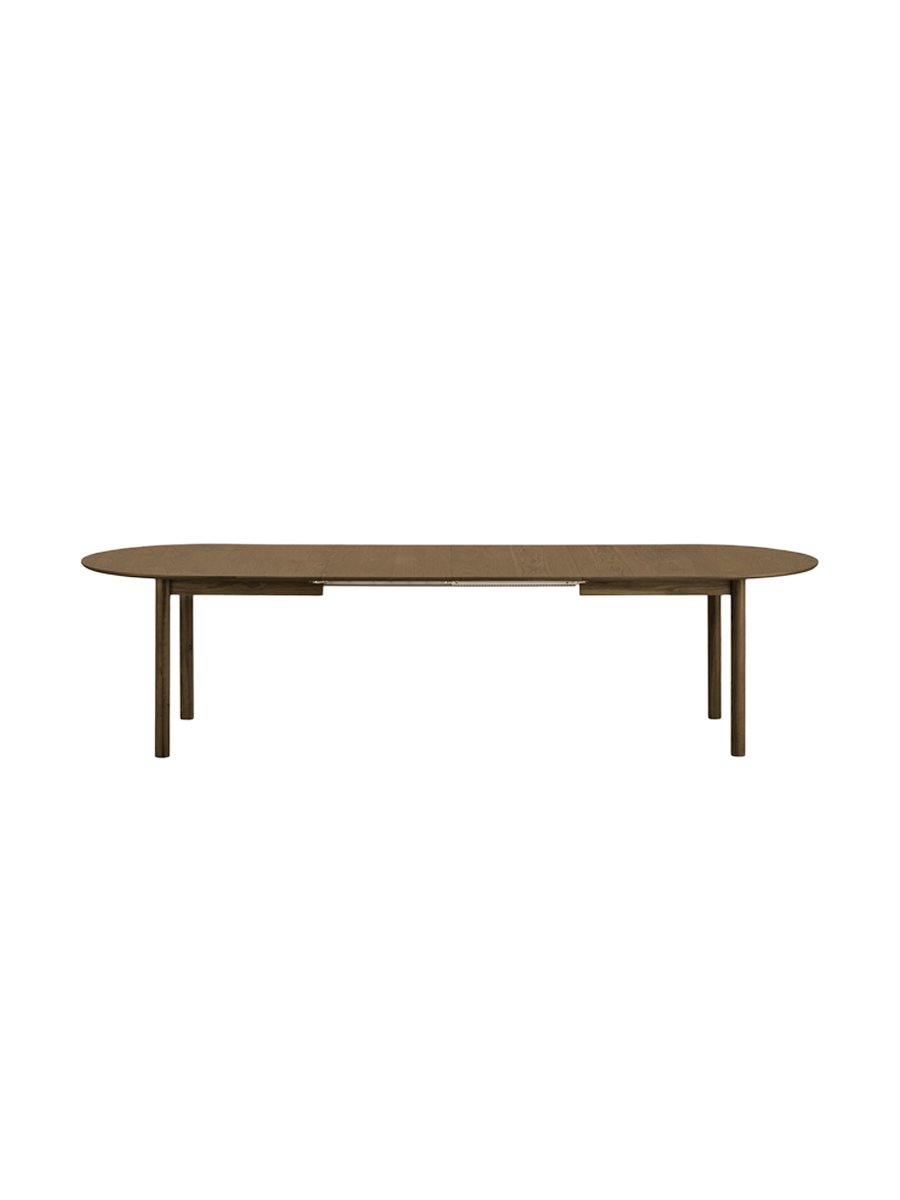 
Table à manger design extensible « Stella » 200-300 x 100 cm - Chêne brun foncé