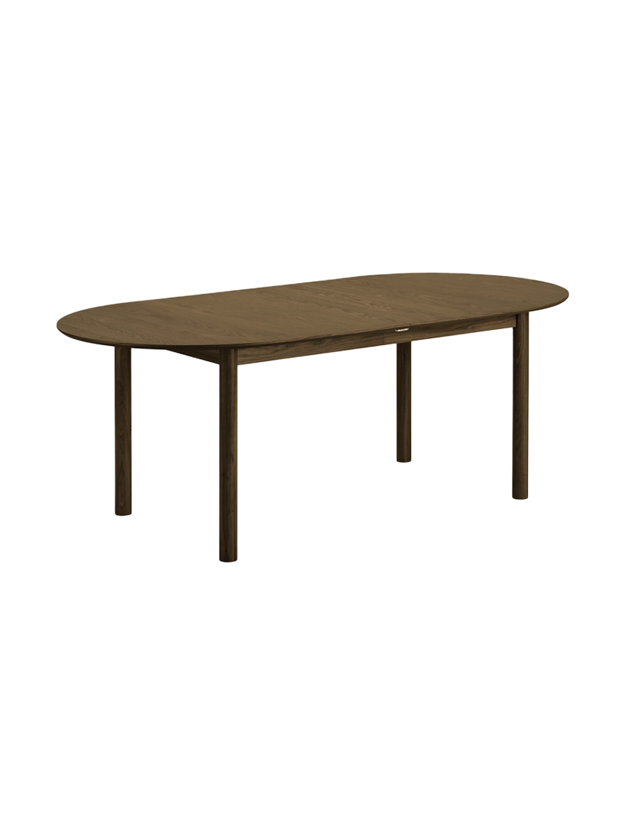 
Table à manger design extensible « Stella » 200-300 x 100 cm - Chêne brun foncé