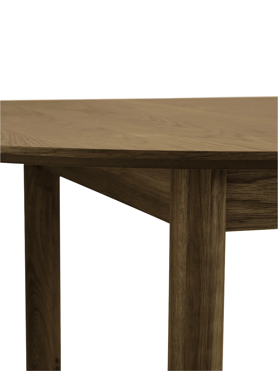 
Table à manger design extensible « Stella » 200-300 x 100 cm - Chêne brun foncé
