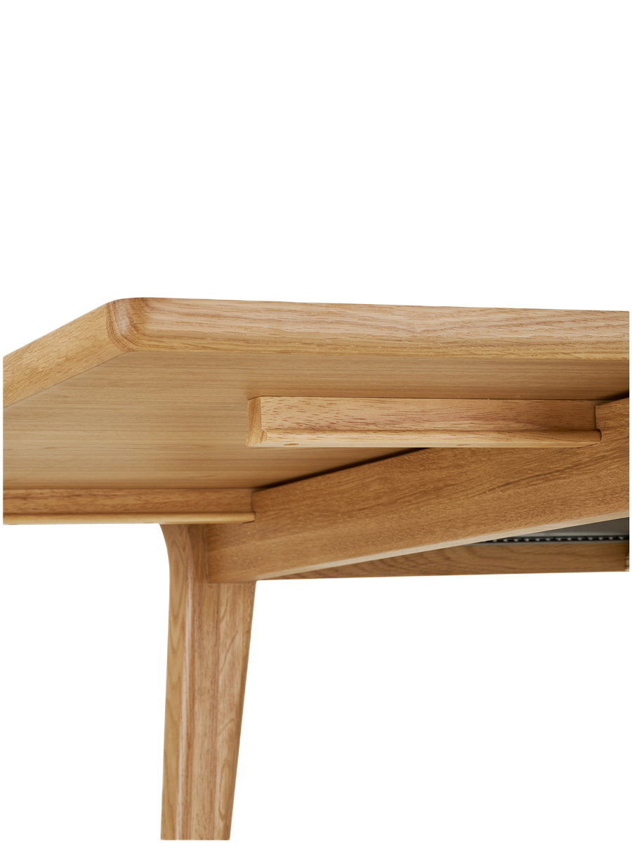 
Grande table à manger design extensible « Darwin » 240-340 x 100 cm - Chêne naturel