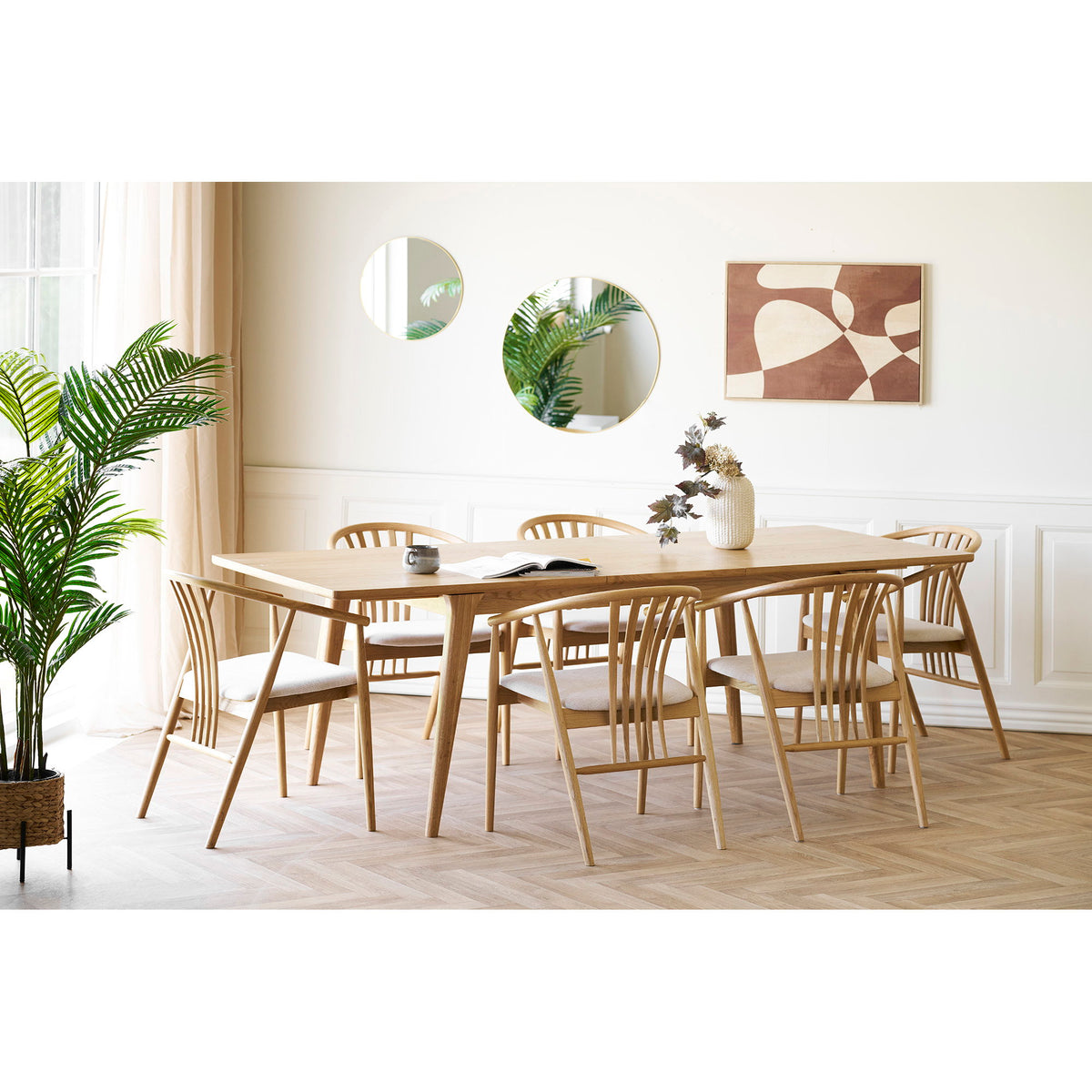 
Ausziehbarer Design Esstisch „Darwin“ 180-230 x 100 cm