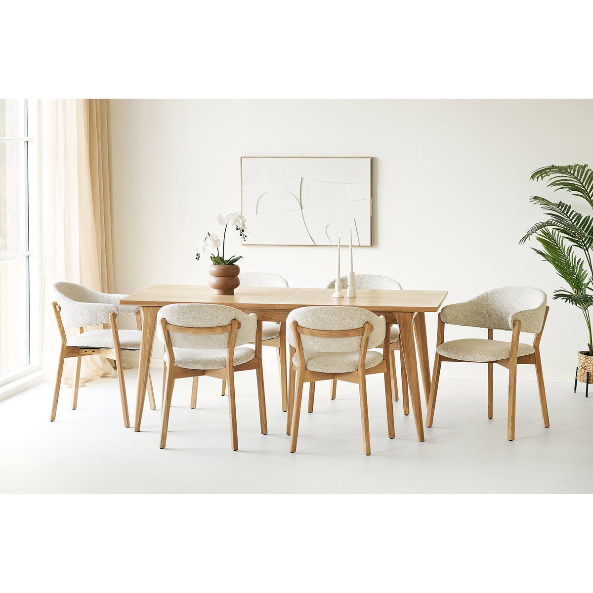 
Ausziehbarer Design Esstisch „Darwin“ 180-230 x 100 cm