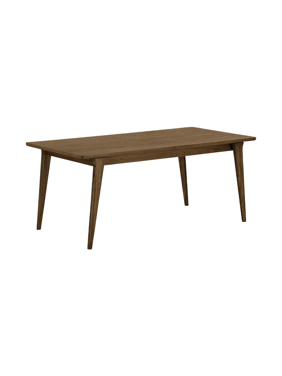 
Grande table à manger design extensible « Darwin » 240-340 x 100 cm - Chêne brun foncé