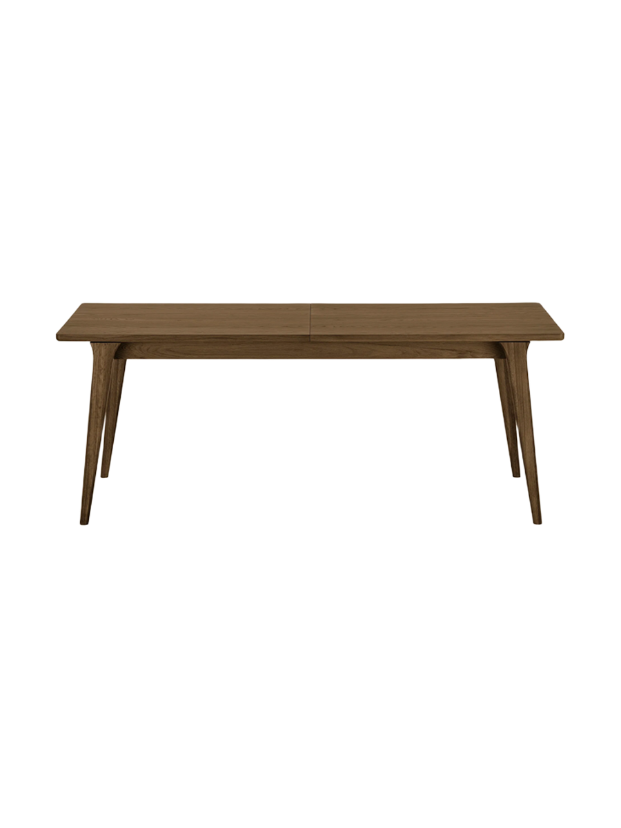 
Grande table à manger design extensible « Darwin » 240-340 x 100 cm - Chêne brun foncé