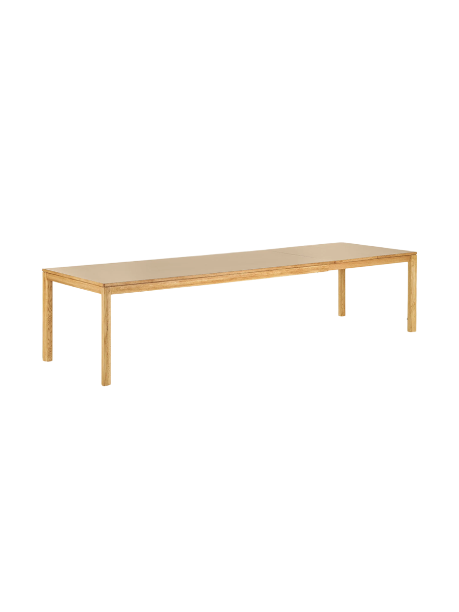 
Table à manger design extensible « Delphi » 100 x 220-320 cm - Sable