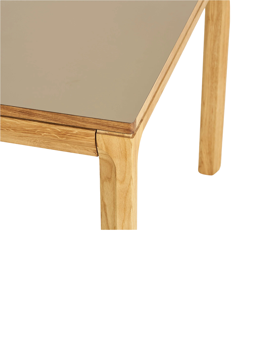 
Table à manger design extensible « Delphi » 100 x 220-320 cm - Sable