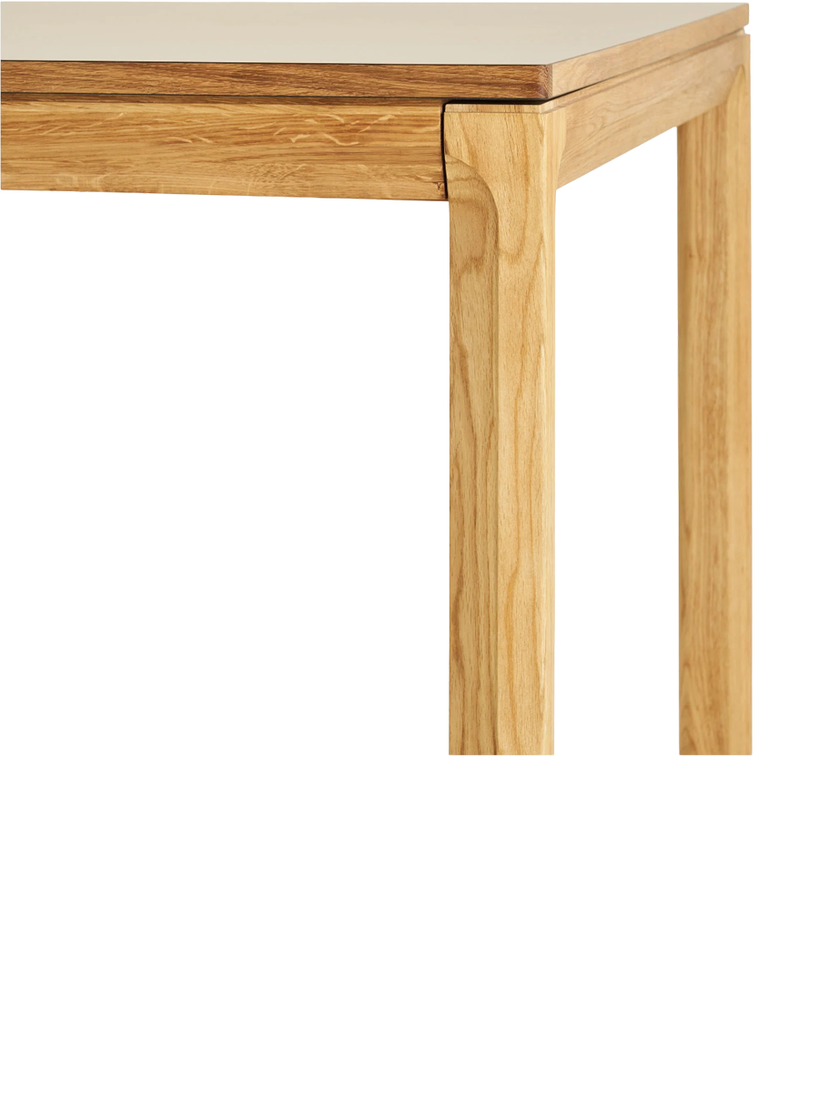 
Table à manger design extensible « Delphi » 100 x 220-320 cm - Sable