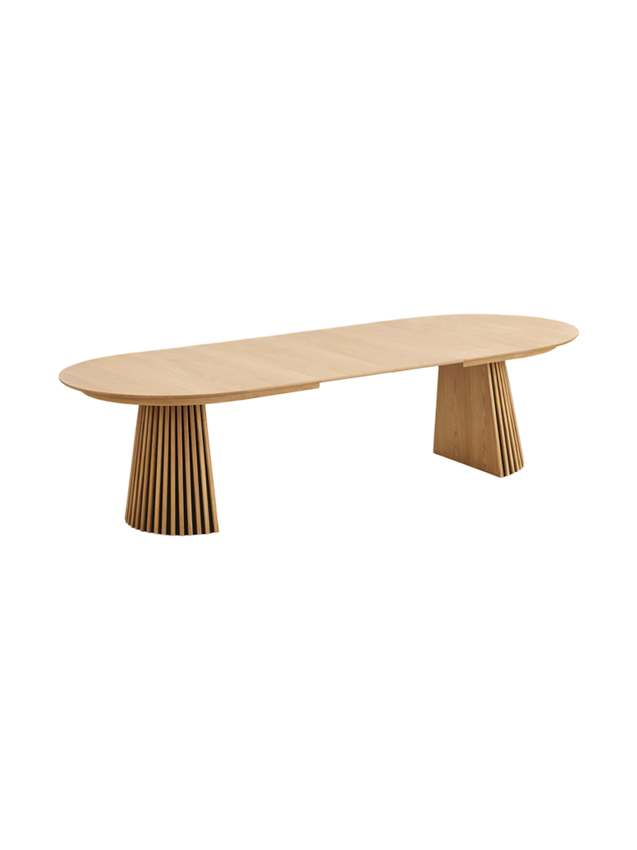 
Tavolo da pranzo allungabile di design „Osakka“ 200-300 x 120 cm - Rovere Naturale