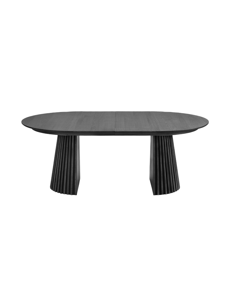 
Table de salle à manger design extensible « Osakka » 200-300 x 120 cm - Chêne noir