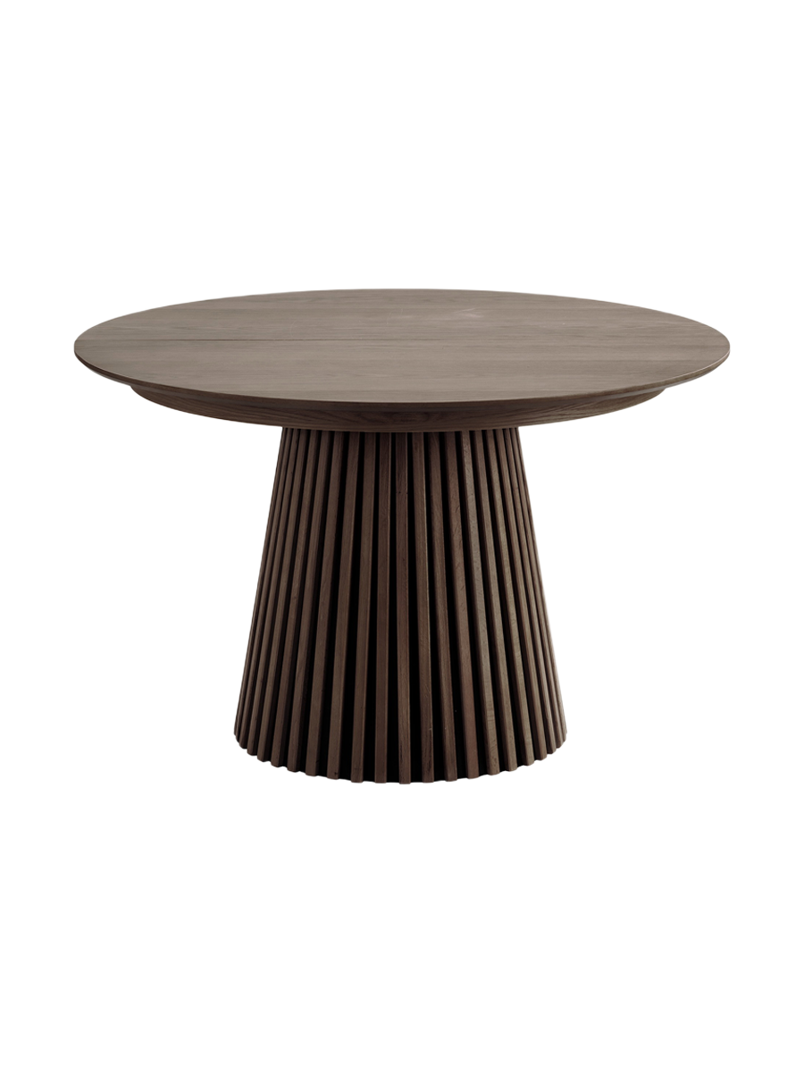 
Tavolo da pranzo allungabile di design „Osakka“ 120-240 x 120 cm - Rovere Marrone scuro
