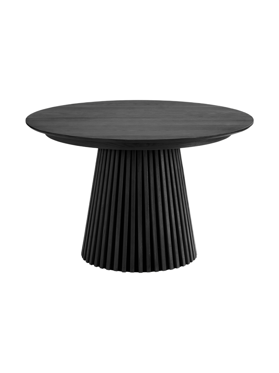 
Table de salle à manger design extensible « Osakka » 120-240 x 120 cm - Chêne noir