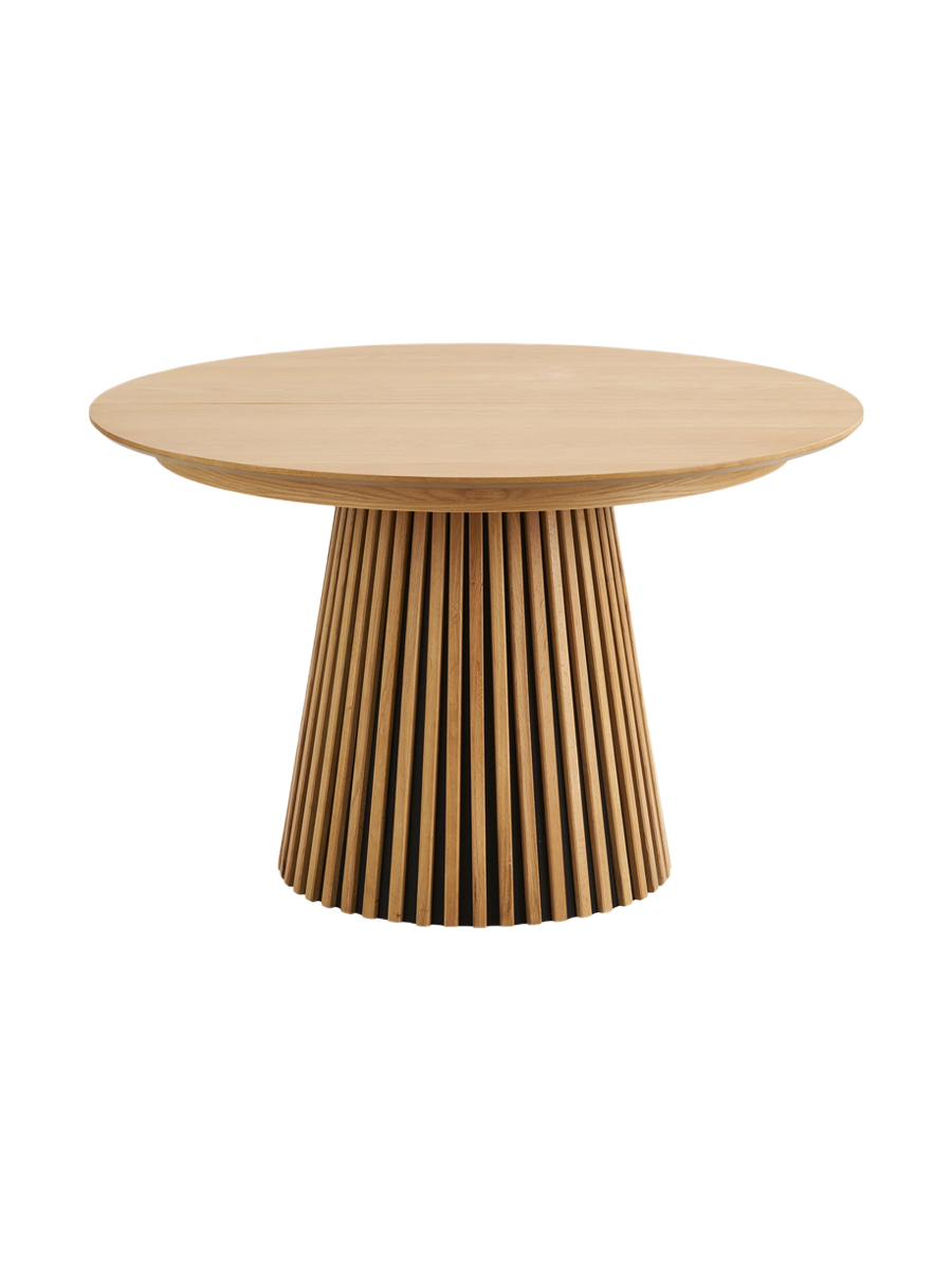 
Table de salle à manger design extensible « Osakka » 120-200 x 120 cm - Chêne naturel