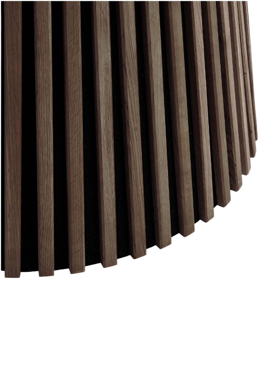 
Tavolo da pranzo rotondo di design „Osakka“ Ø 140 cm - Rovere Marrone scuro