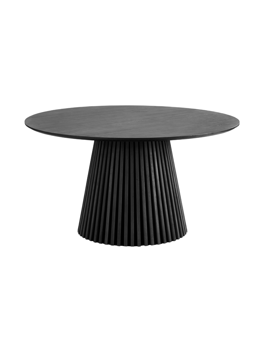 
Tavolo da pranzo rotondo di design „Osakka“ Ø 140 cm - Rovere Nero