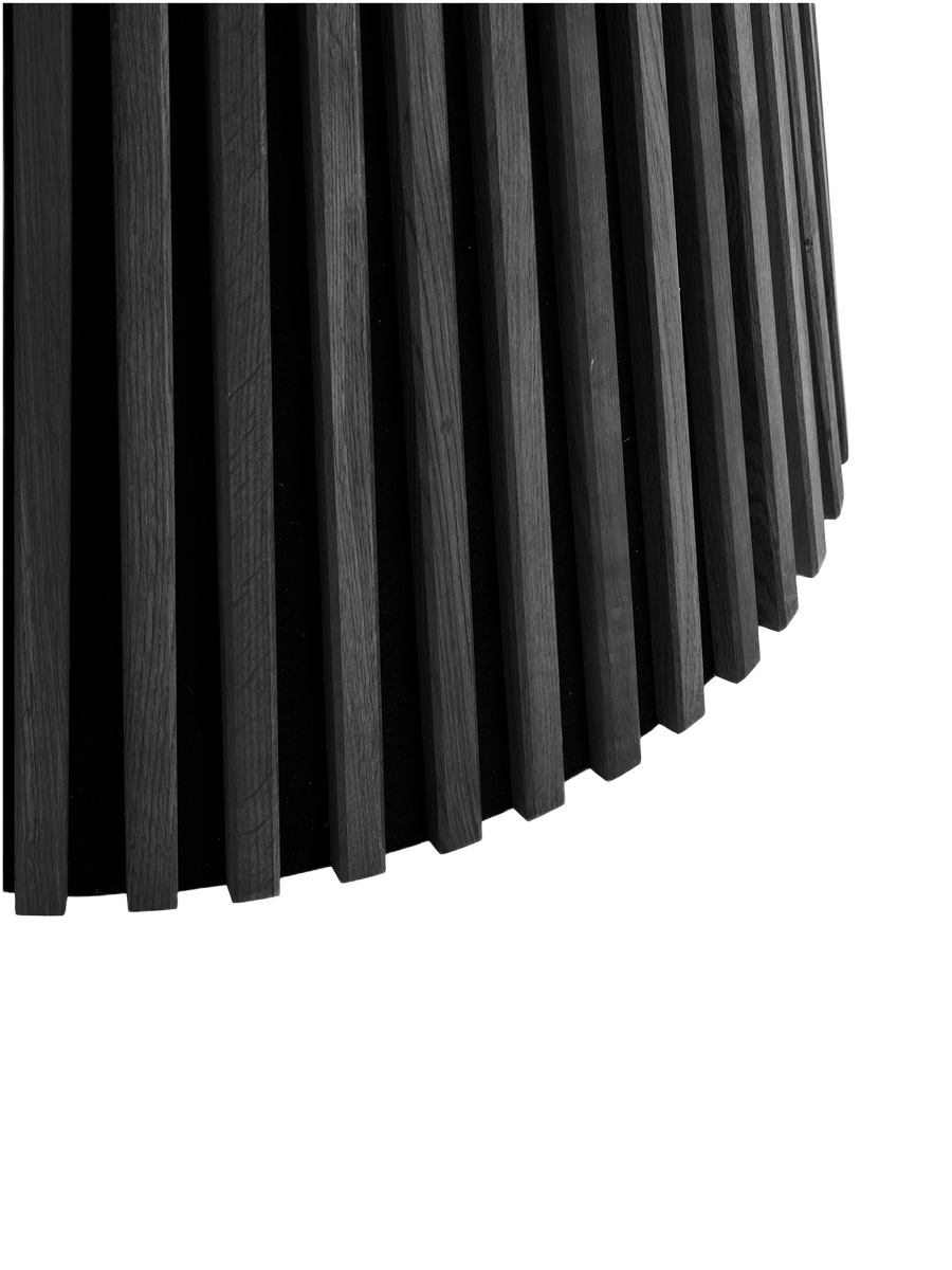 
Tavolo da pranzo rotondo di design „Osakka“ Ø 140 cm - Rovere Nero