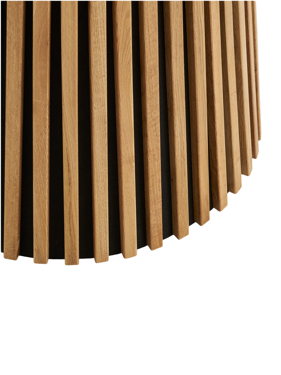 
Tavolo da pranzo rotondo di design „Osakka“ Ø 120 cm - Rovere Naturale