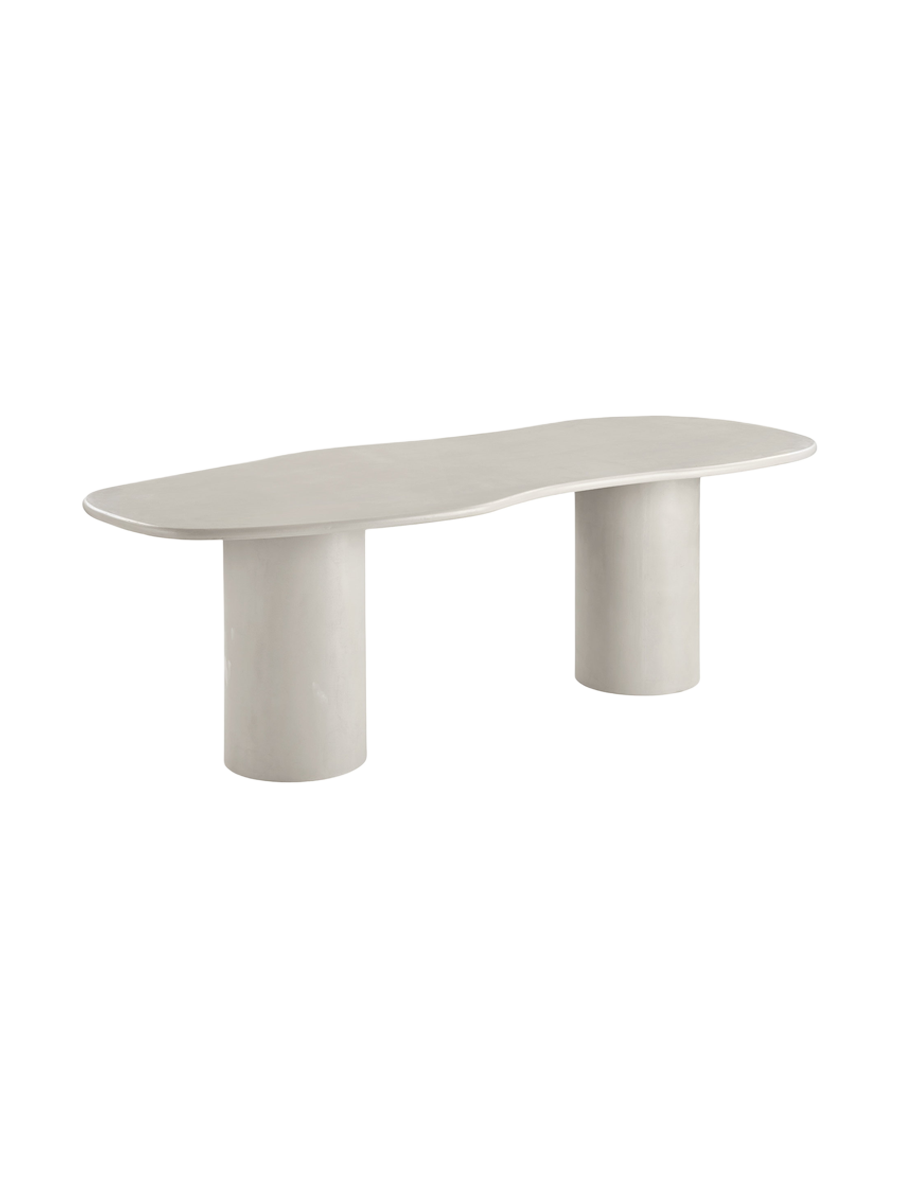 
Tavolo da pranzo di design asimmetrico «Maranolo» - 240 x 96 cm