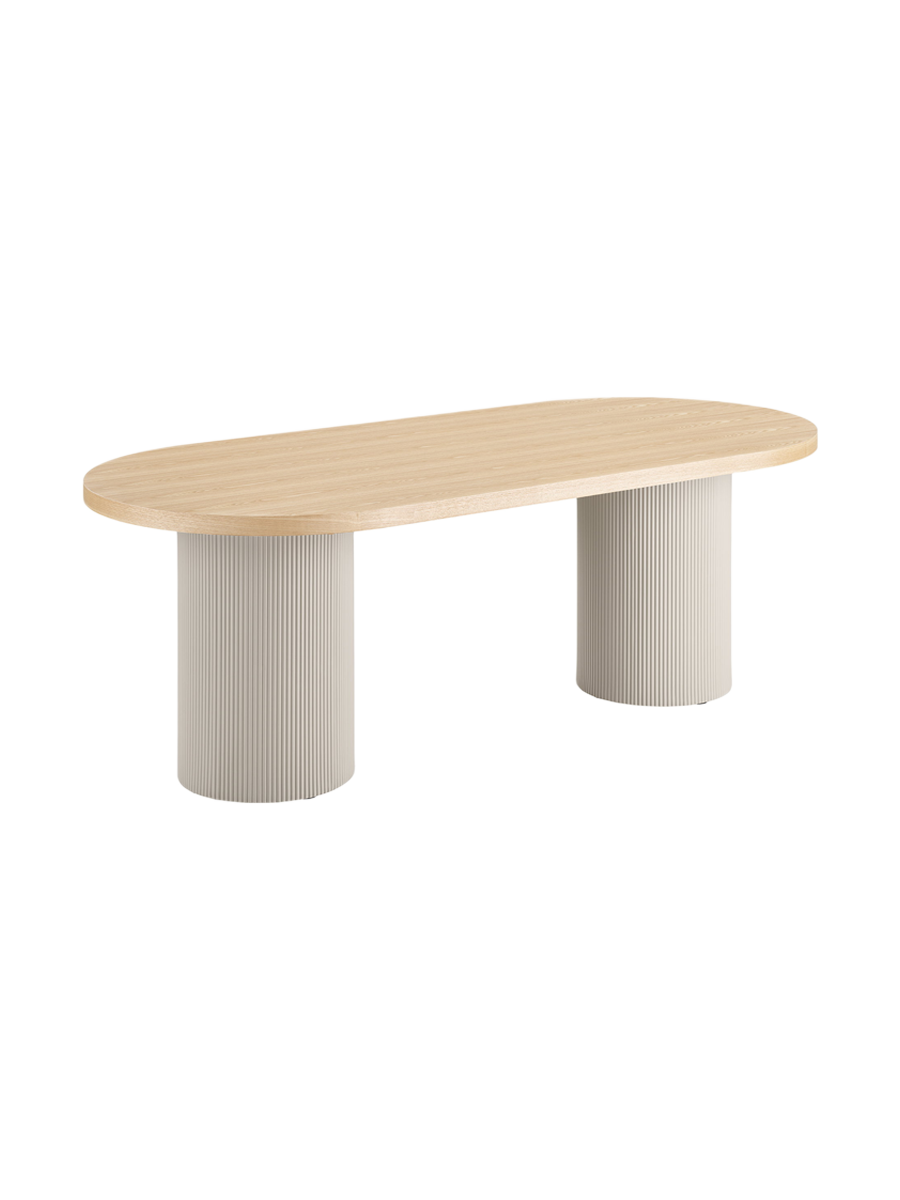 
Tavolo da pranzo di design ovale «Solva» 220 x 100 cm