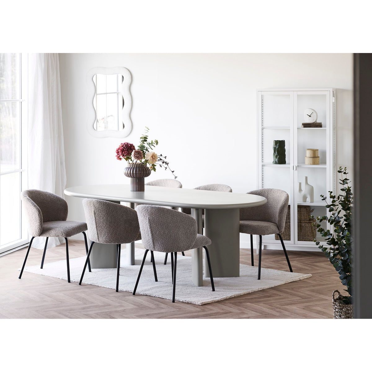 
Tavolo da pranzo di design ovale «Nagano» 220 x 100 cm