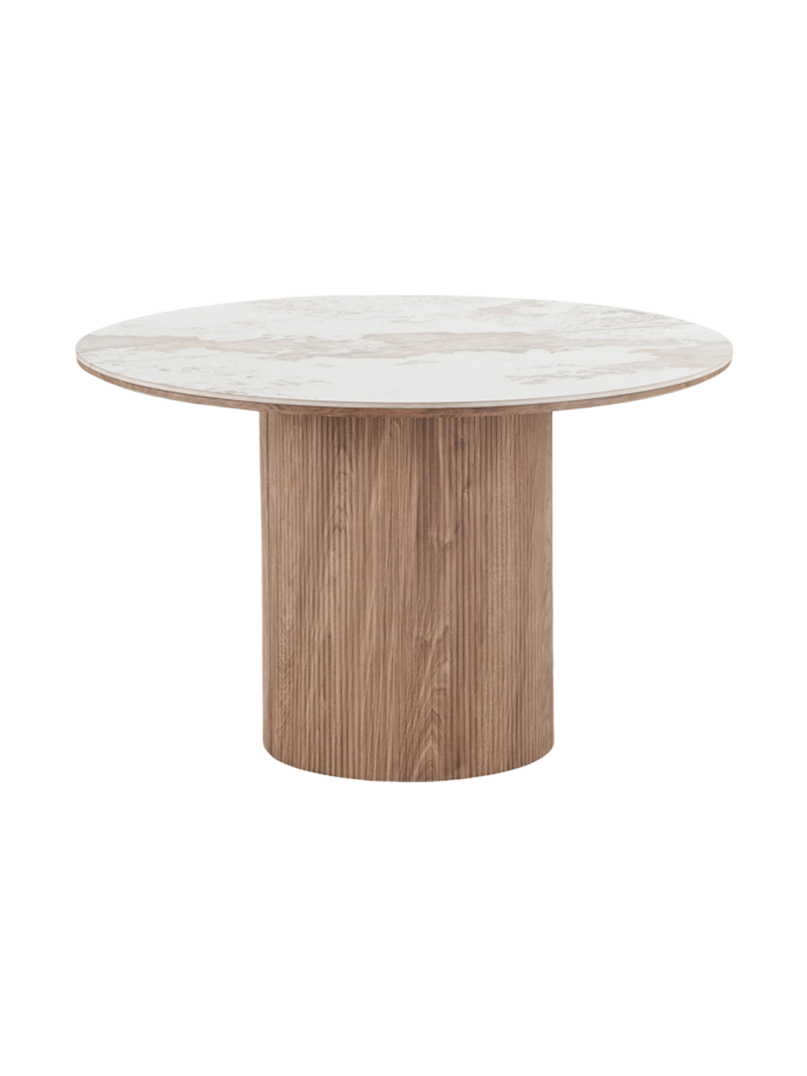 
Table de salle à manger design extensible « Atheno » 120-200 x 120 cm