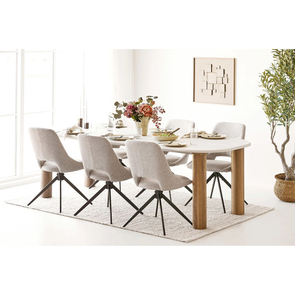 
Tavolo da pranzo ovale di design „Fondital“