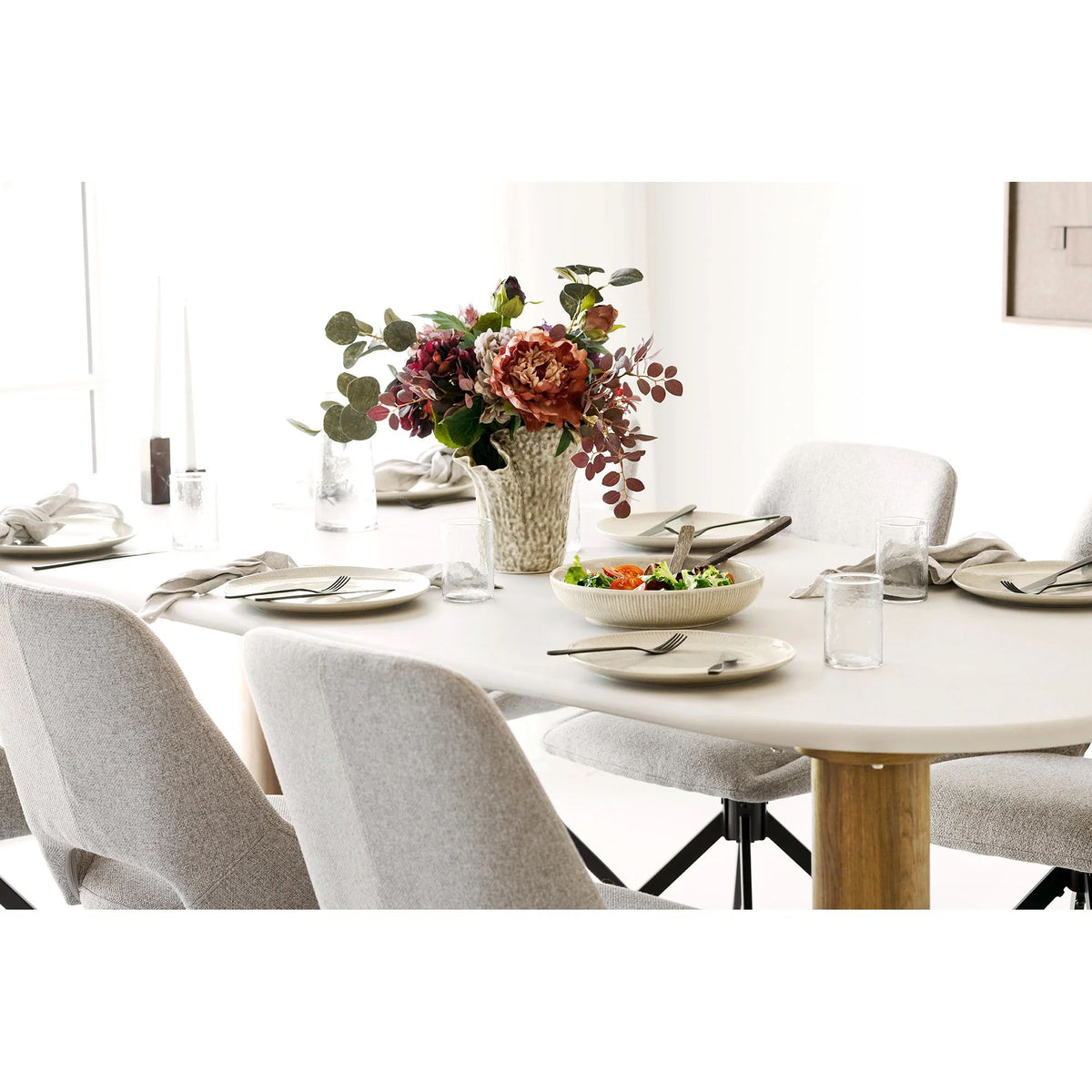 
Tavolo da pranzo ovale di design „Fondital“