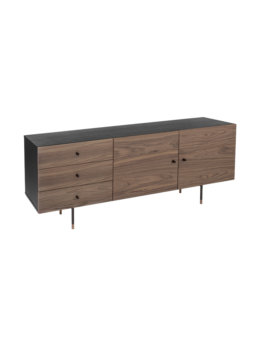 
Modern Sideboard "Jugend" - Nut tree