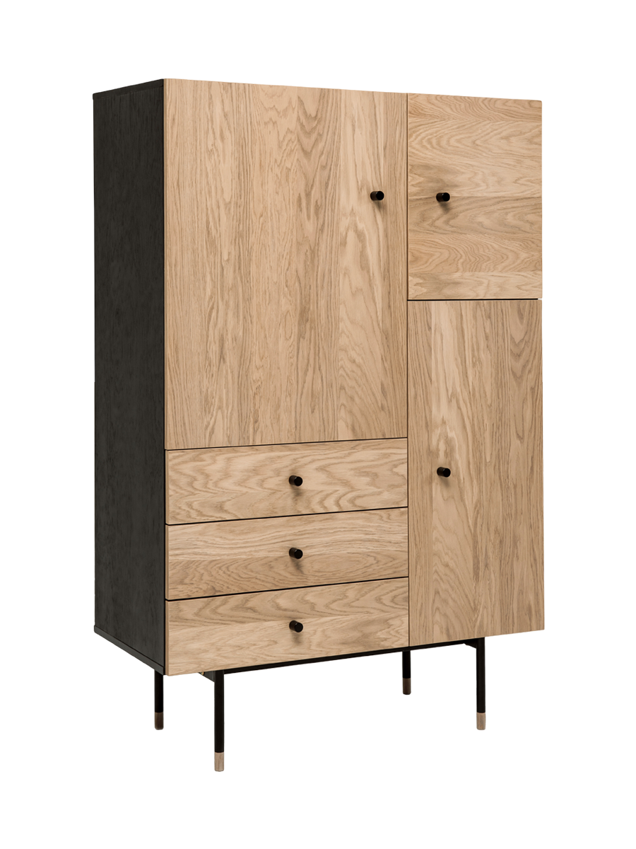 
Modern Highboard "Youth" - Oak