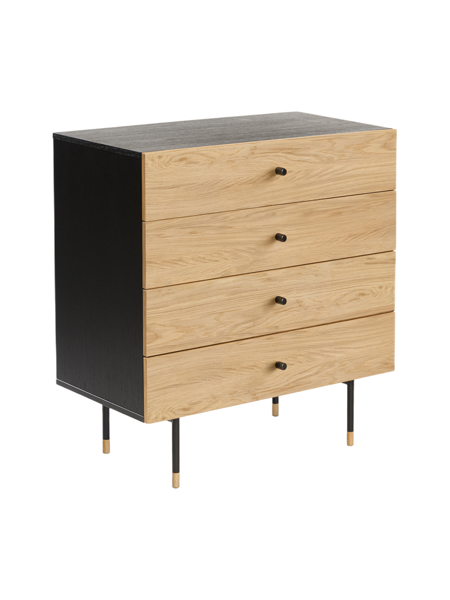 
Modern & high-quality chest of drawers "Jugend" - 4 drawers