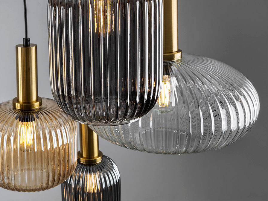 
Dimmable designer pendant lamp “Norma”, 4-light