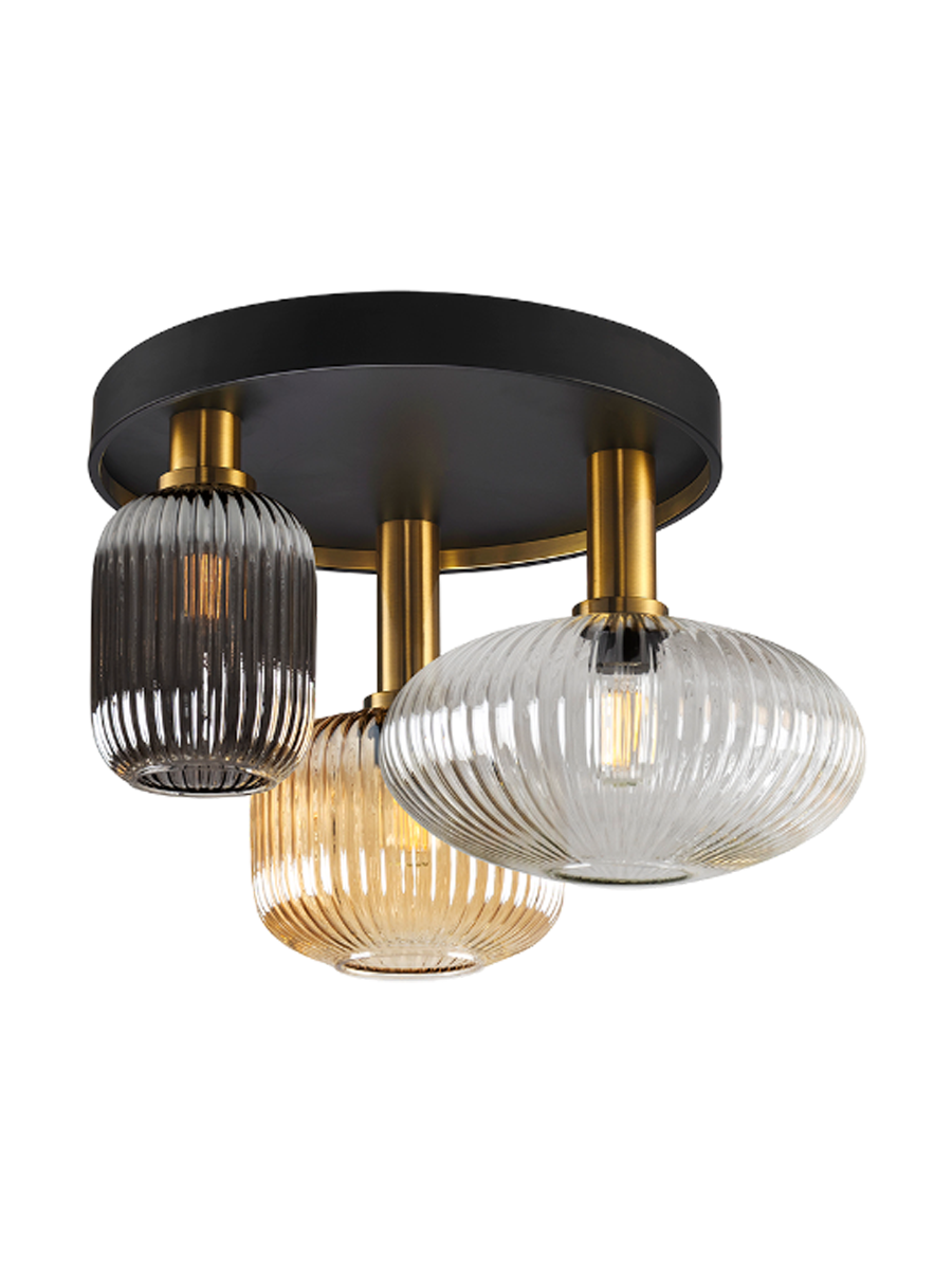 
Dimmbare Design Deckenlampe „Norma“, 3-flammig