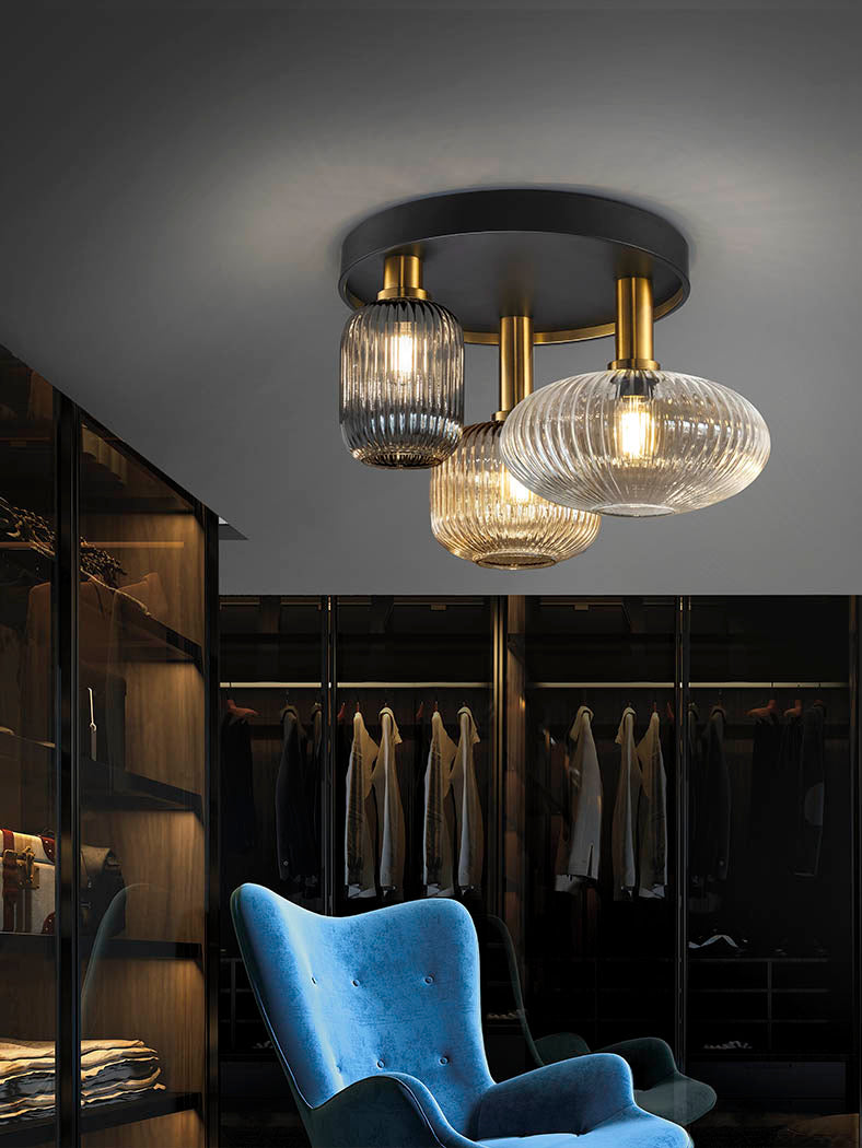 
Dimmbare Design Deckenlampe „Norma“, 3-flammig