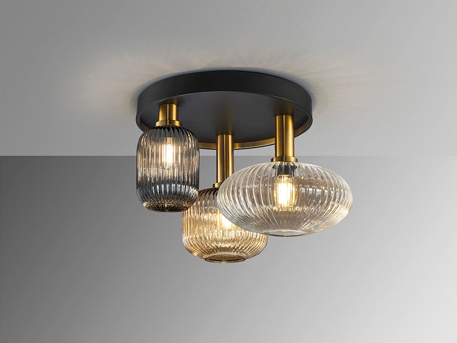 
Dimmbare Design Deckenlampe „Norma“, 3-flammig