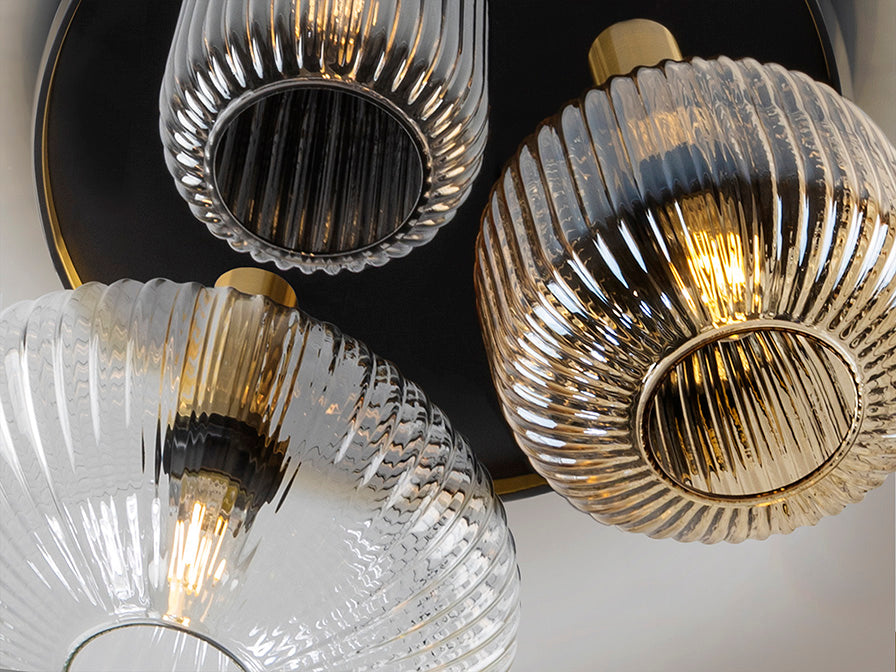 
Dimmbare Design Deckenlampe „Norma“, 3-flammig