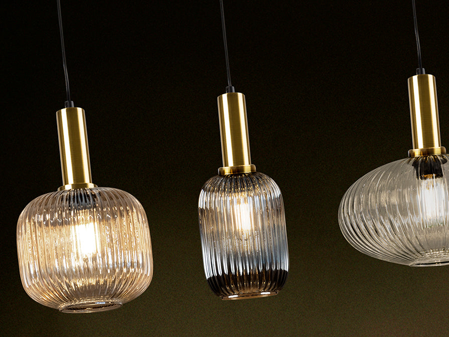 
Dimmbare Design Hängelampe „Norma“, 5-flammig