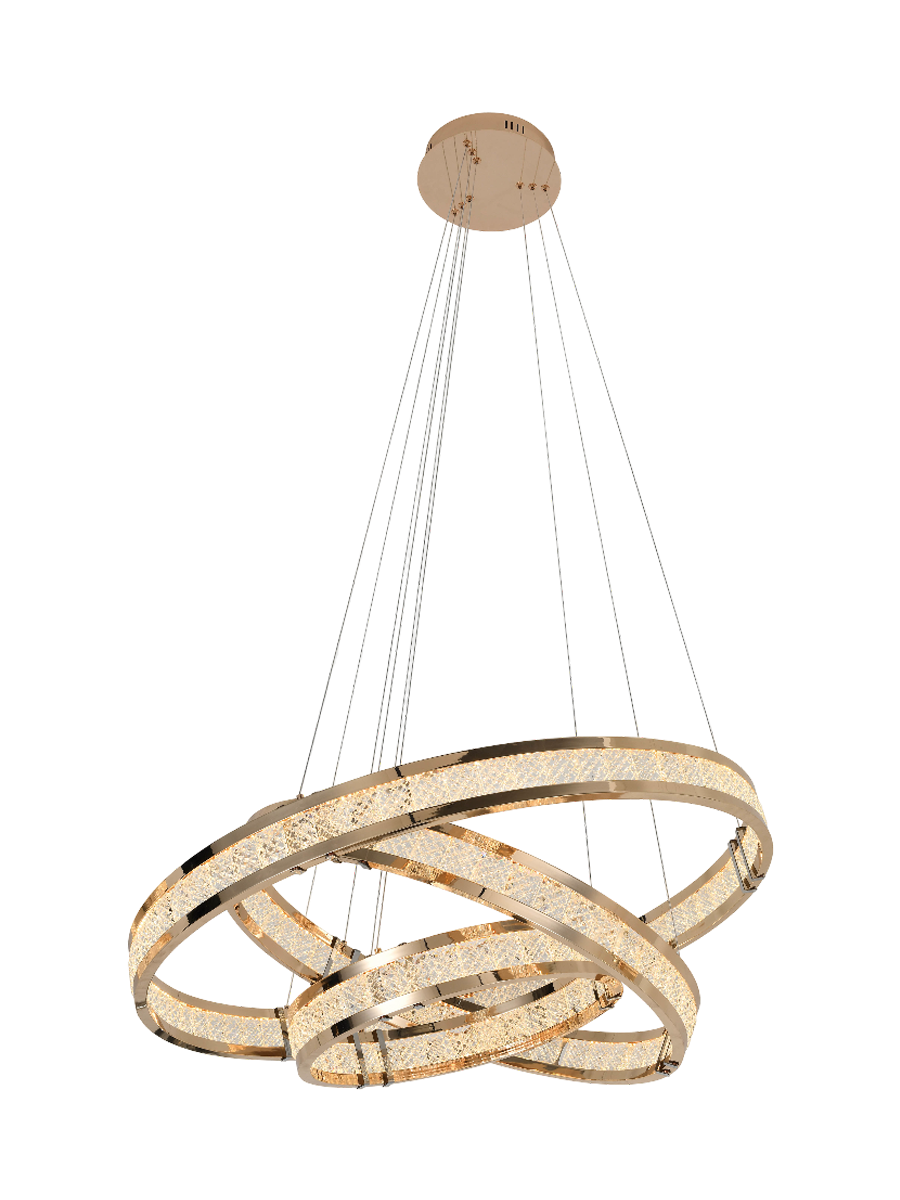 
LED designer pendant lamp “Lorian” with remote control