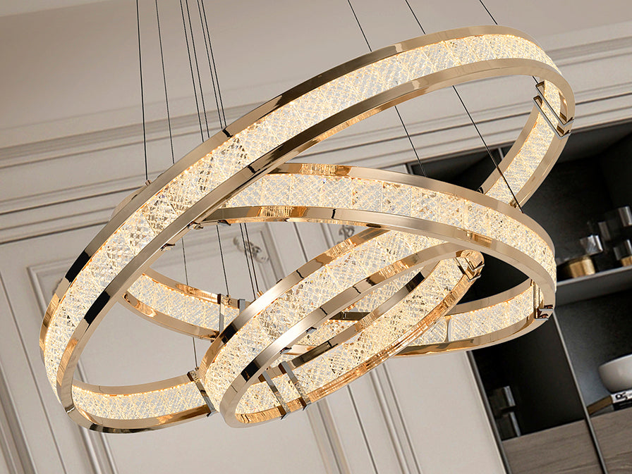 
LED Design Hängelampe „Lorian“ mit Fernbedienung