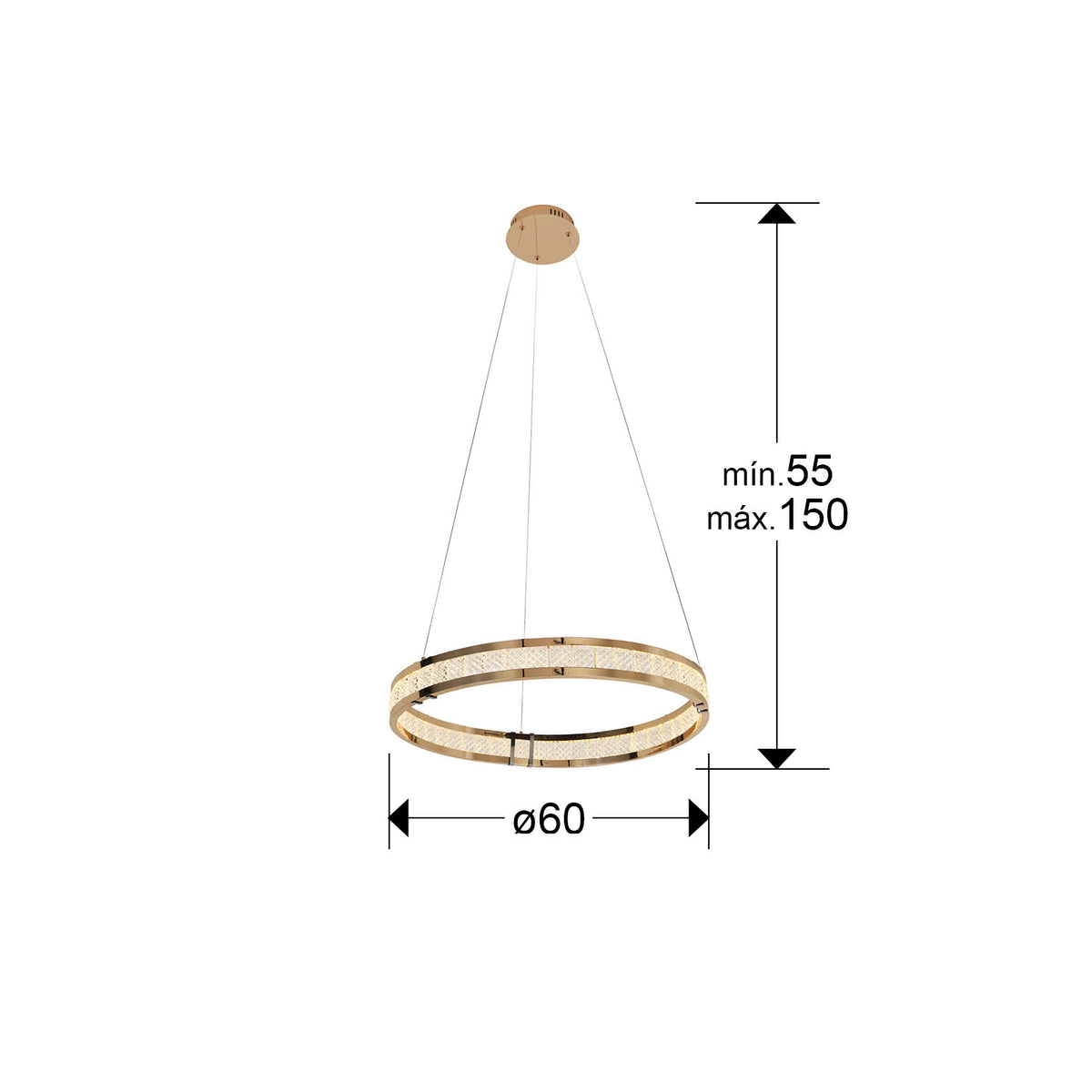
Lampada a sospensione LED di design dimmerabile „Lorian“