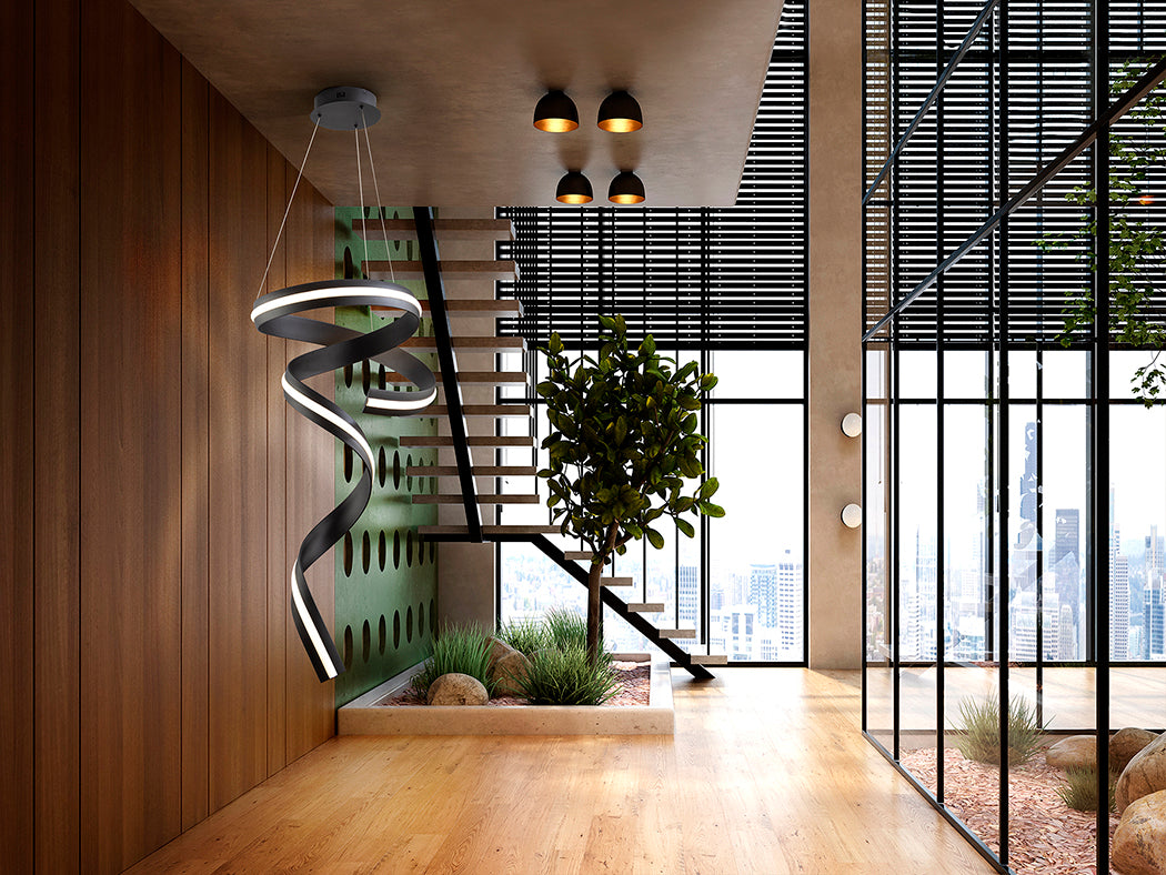 
Dimmable LED designer pendant lamp “Amara” with remote control