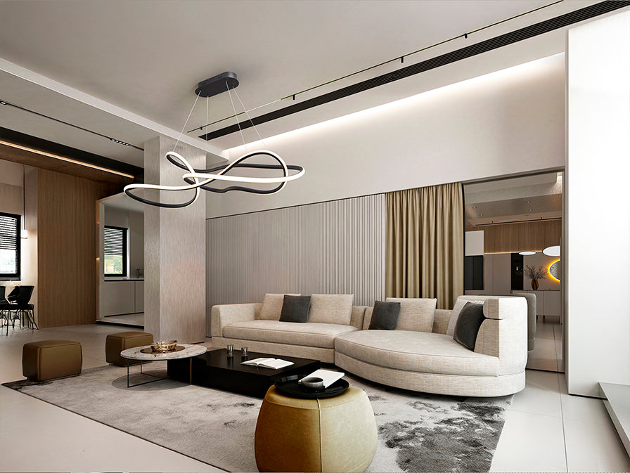 
Lampada a sospensione LED di design „Evania“ con telecomando