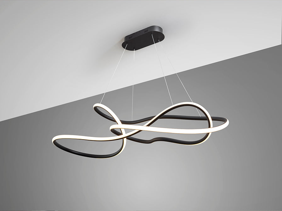 
Lampada a sospensione LED di design „Evania“ con telecomando