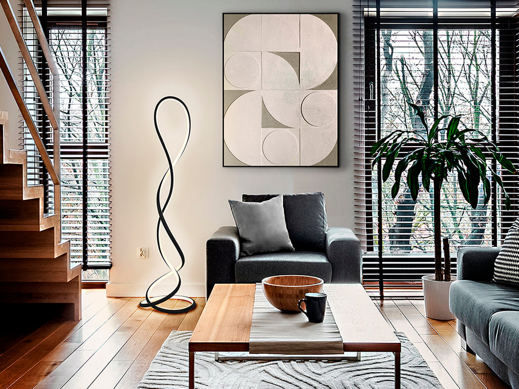 
Dimmable LED designer floor lamp “Evania”