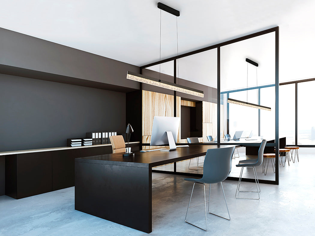 
LED designer pendant lamp “Ixias” with remote control