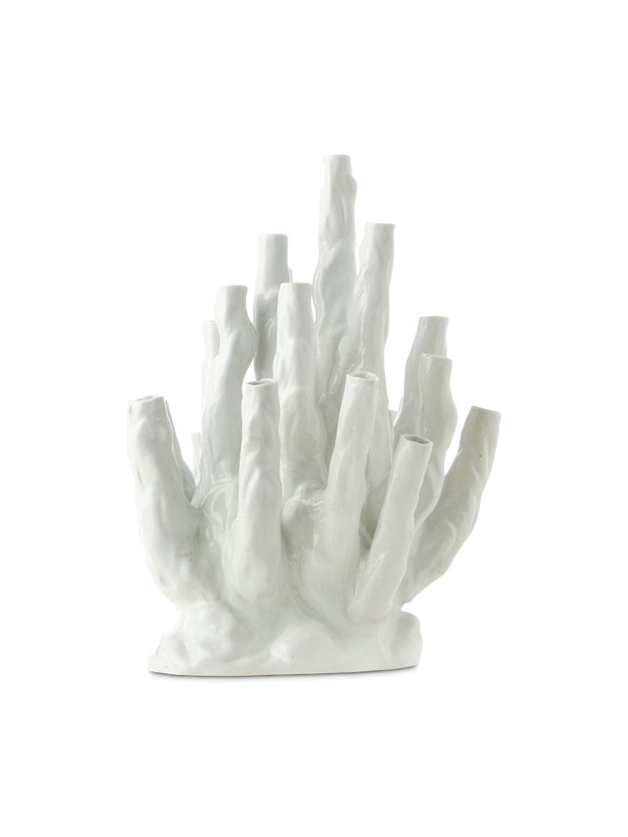 
Vaso di design „Coral Reef 20 Tulips“ - Bianco