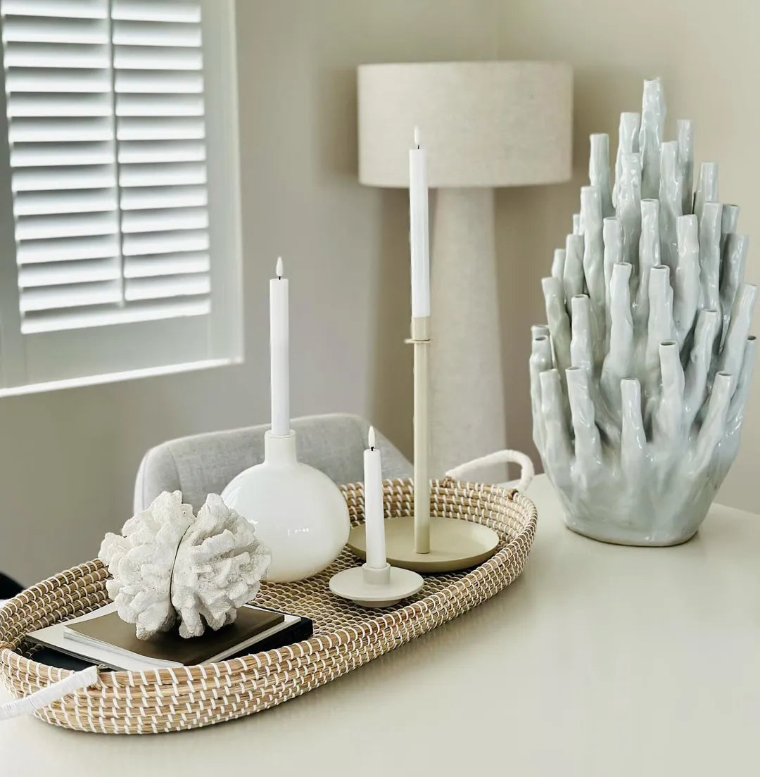 
Grande vaso di design „Coral Reef 50 Tulips“ - Bianco