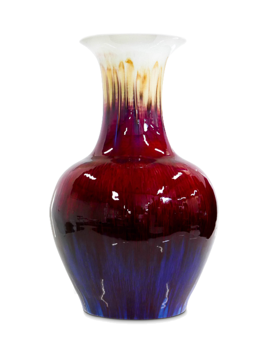 
Grande vaso di design realizzato a mano „Crazy Curved“