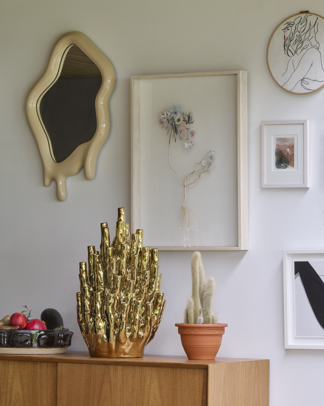 
Grande vaso di design „Coral Reef 50 Tulips“ - Oro